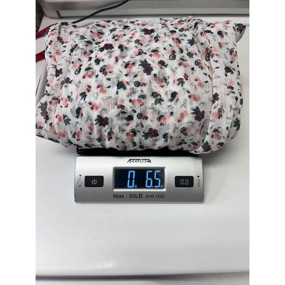 Torrid Women’s White Sheer Hi-Low Surplice Floral Coverup Tunic Plus size 1 - Picture 8 of 8